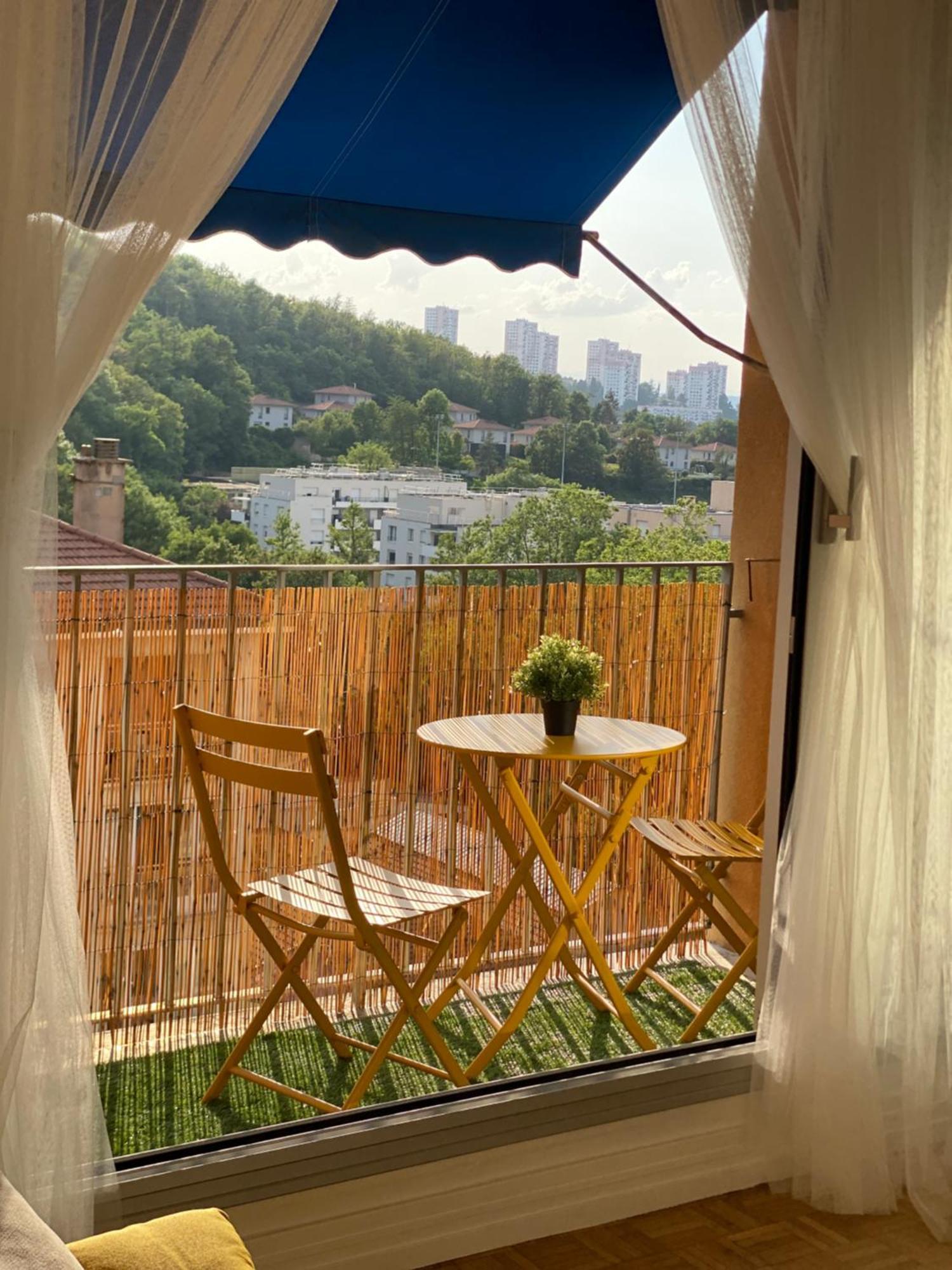 Bergson Top - Appart 80M2, 2 Grandes Chambres, Entierement Renovee Et Equipee, Lumineux, Wifi, Balcon, Calme, Vue Imprenable Saint-Etienne  Zewnętrze zdjęcie
