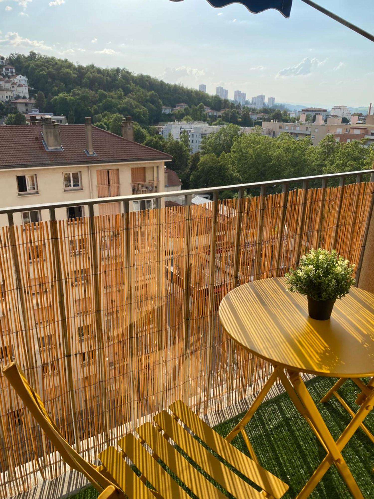 Bergson Top - Appart 80M2, 2 Grandes Chambres, Entierement Renovee Et Equipee, Lumineux, Wifi, Balcon, Calme, Vue Imprenable Saint-Etienne  Zewnętrze zdjęcie